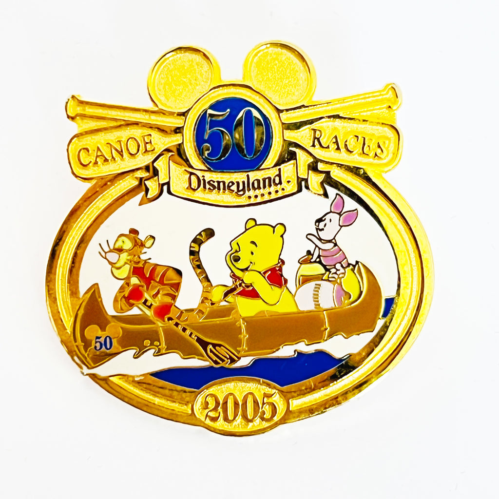 Disneyland 50th Anniversary 2005 Cast Exclusive Canoe Races LE 1000 Disney Pin