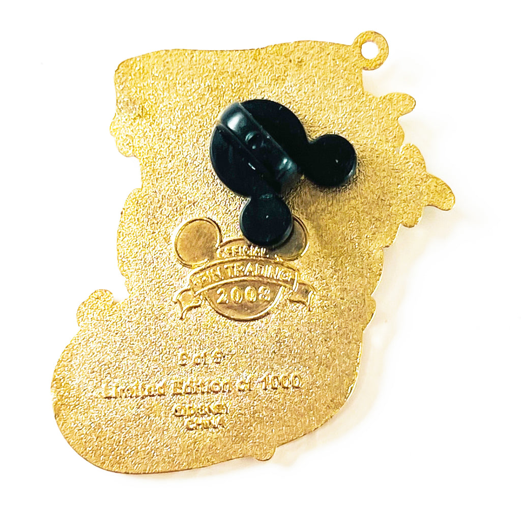 Disney Disneyland DLR 2008 Merry Christmas Stocking Stitch Limited Edition 1000 Pin