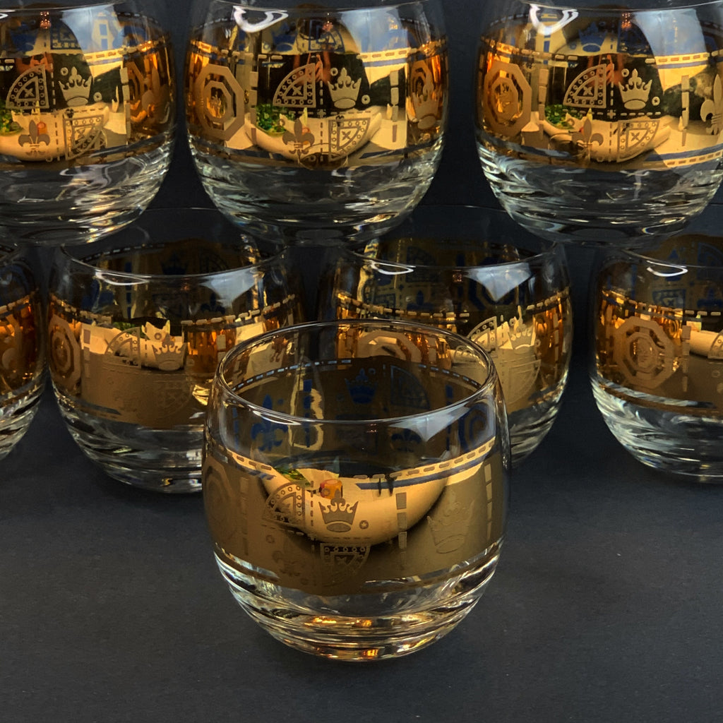 Vintage Mid Century Roly Poly Culver MCM Glasses