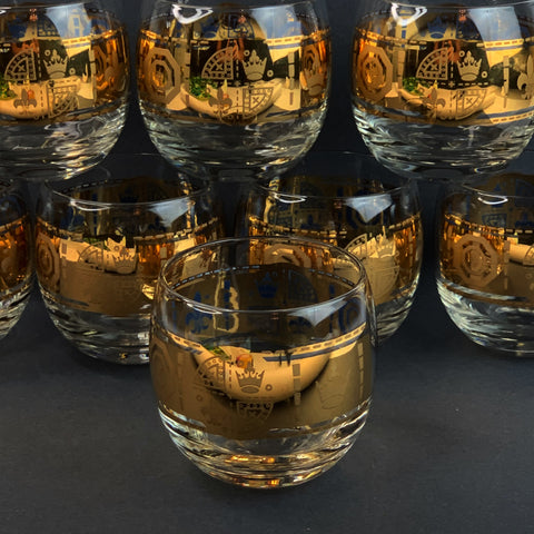 Vintage Mid Century Roly Poly Culver MCM Glasses