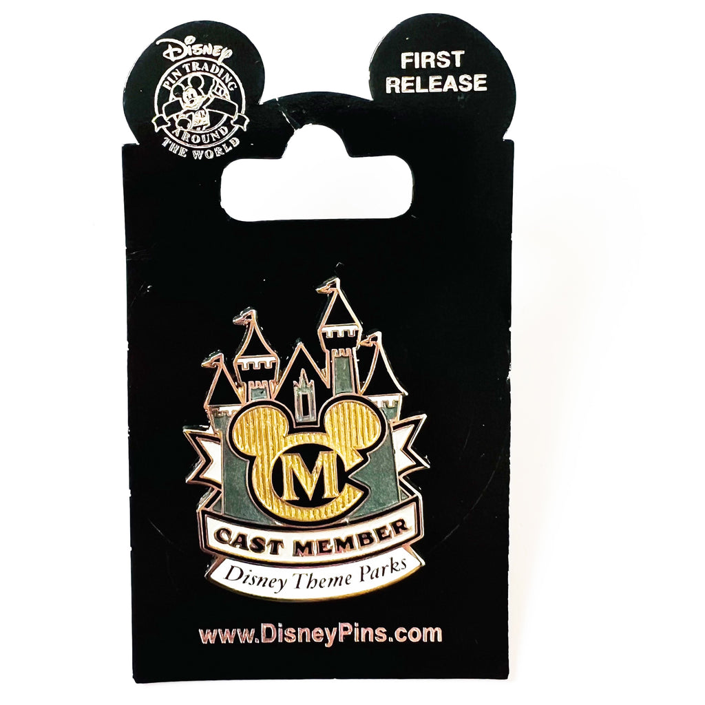 Disney Cast Member Theme Parks M Castle Pin