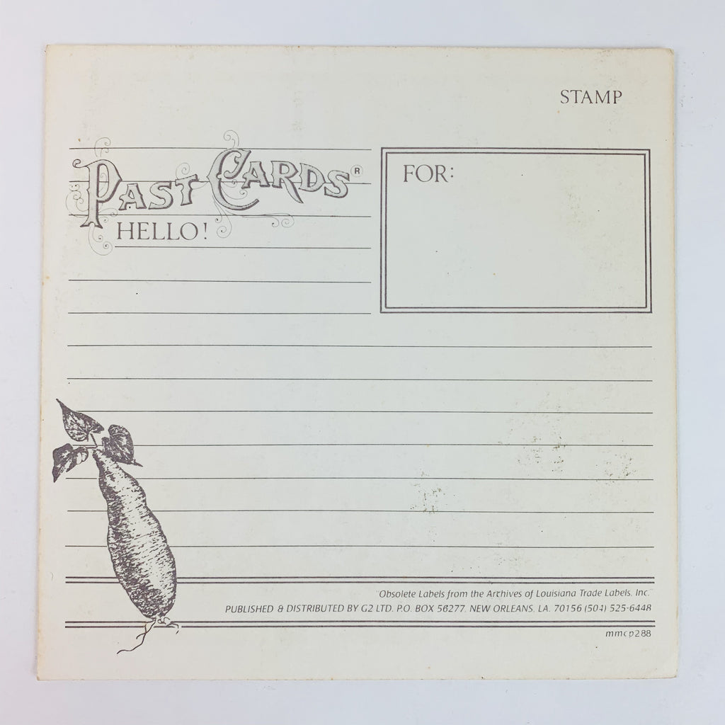 Scott Louisiana Aunt Lody's Yams #1 Sweet Potato Yam Postcard