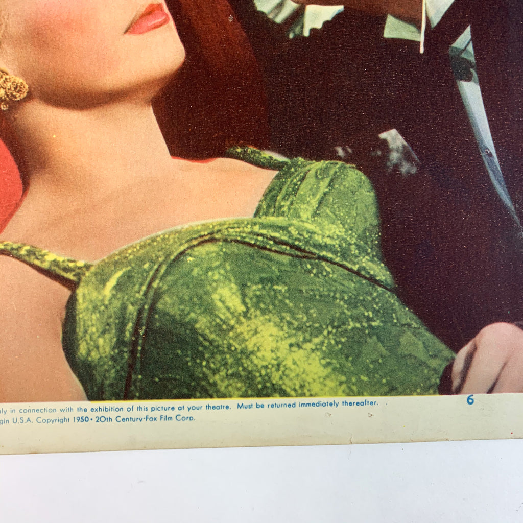 Wabash Avenue 1950 Technicolor Betty Grable James Barton 11X14 Lobby Card