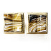 Vintage Marble Art Deco Cuff Links