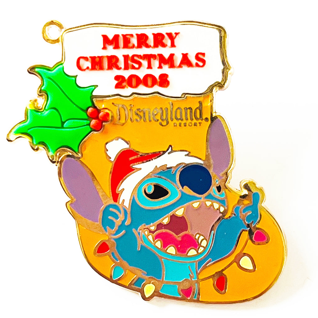 Disney Disneyland DLR 2008 Merry Christmas Stocking Stitch Limited Edition 1000 Pin