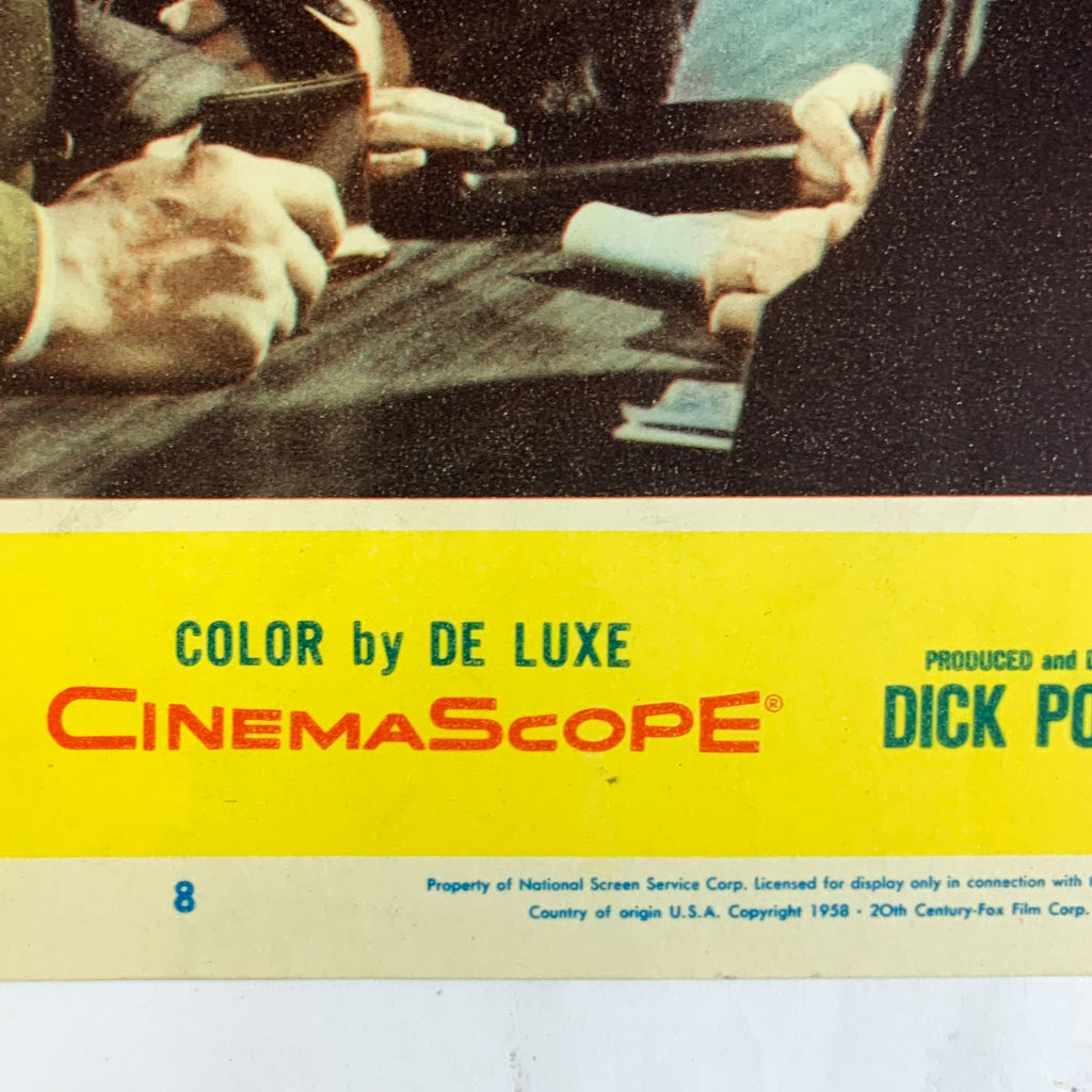 The Hunters 1958 CinemaScope Color by De Luxe Robert Mitchum #8 Lobby Card
