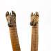Vintage Hand Carved Wooden Zebra Salad Serving