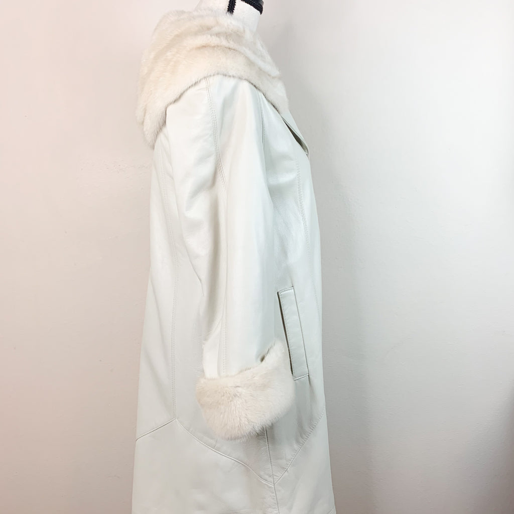 CHOSEN Couture Collection Fur Leather Coat Jacket