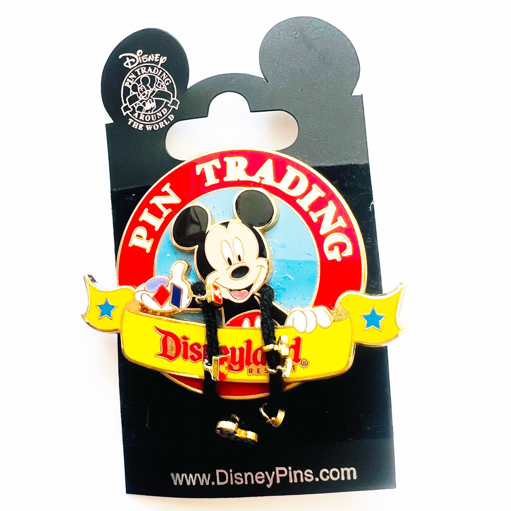 Disney Disneyland Resort Pin Trading Mickey Mouse 3D Dangle Pin