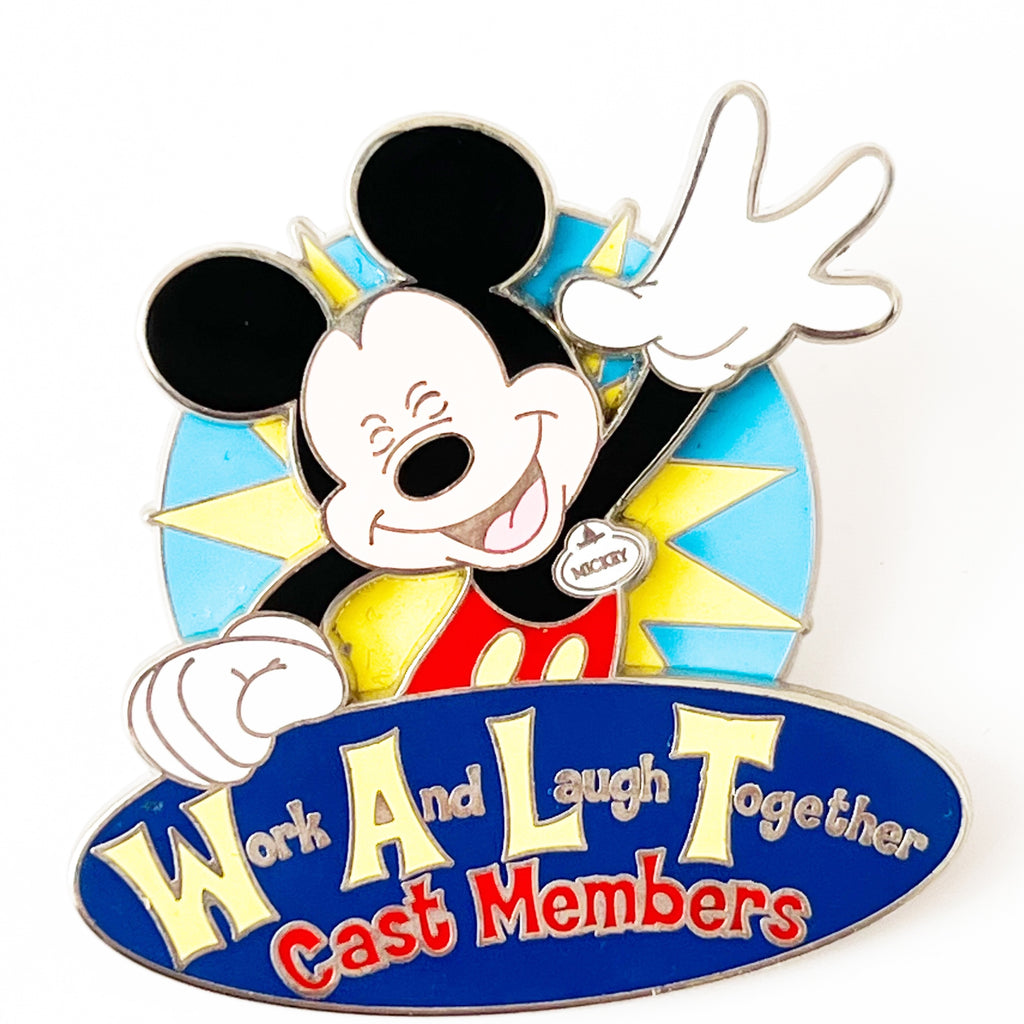 Disney Cast Exclusive W.A.L.T. Work and Laugh Together Mickey Mouse Pin