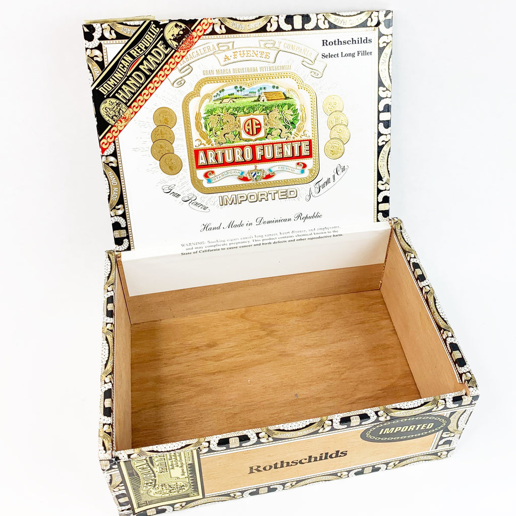 Arturo Fuente Cigar Paper & Wood Decorative Box