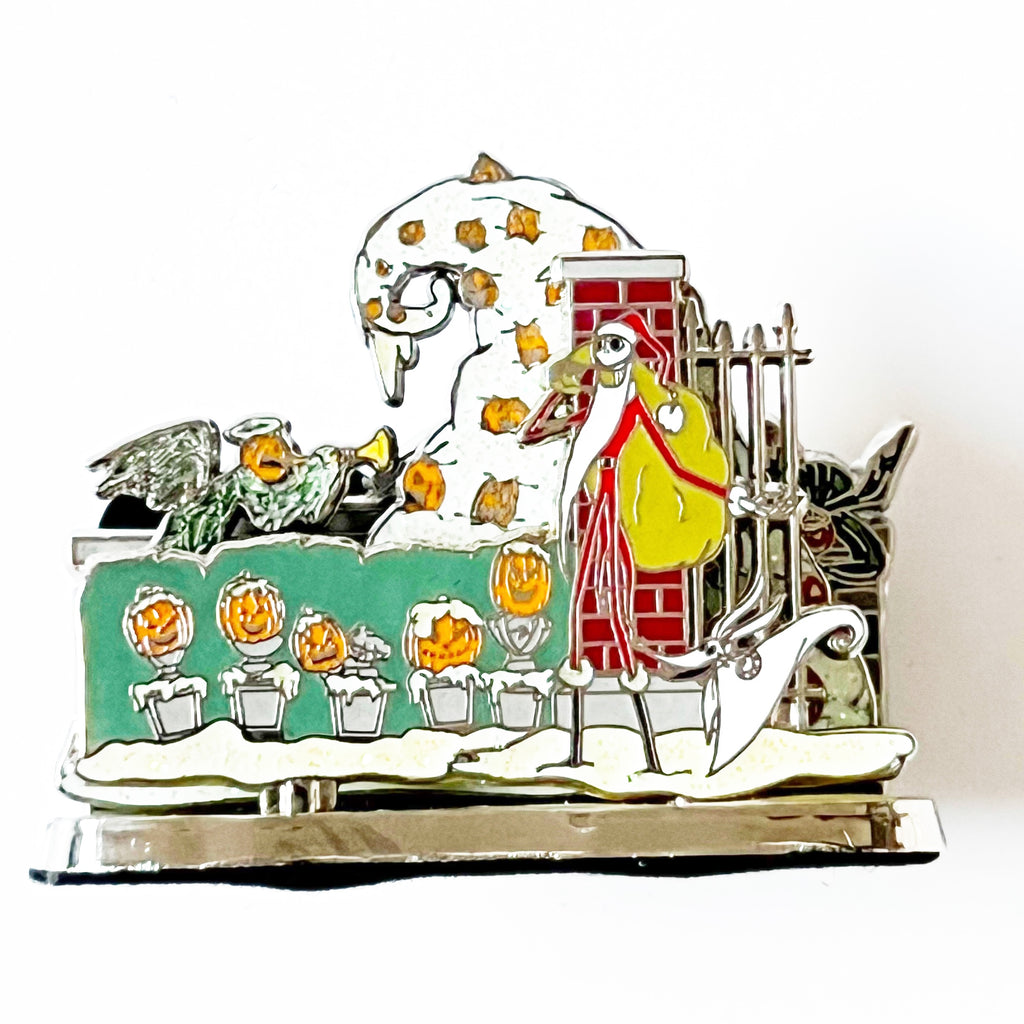 Disney Nightmare Before Christmas Haunted Mansion Jack Sandy Claws Diorama Pin