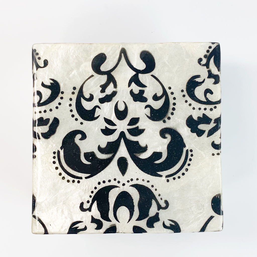 Capiz Jewelery Trinket Keepsake Decorative Box