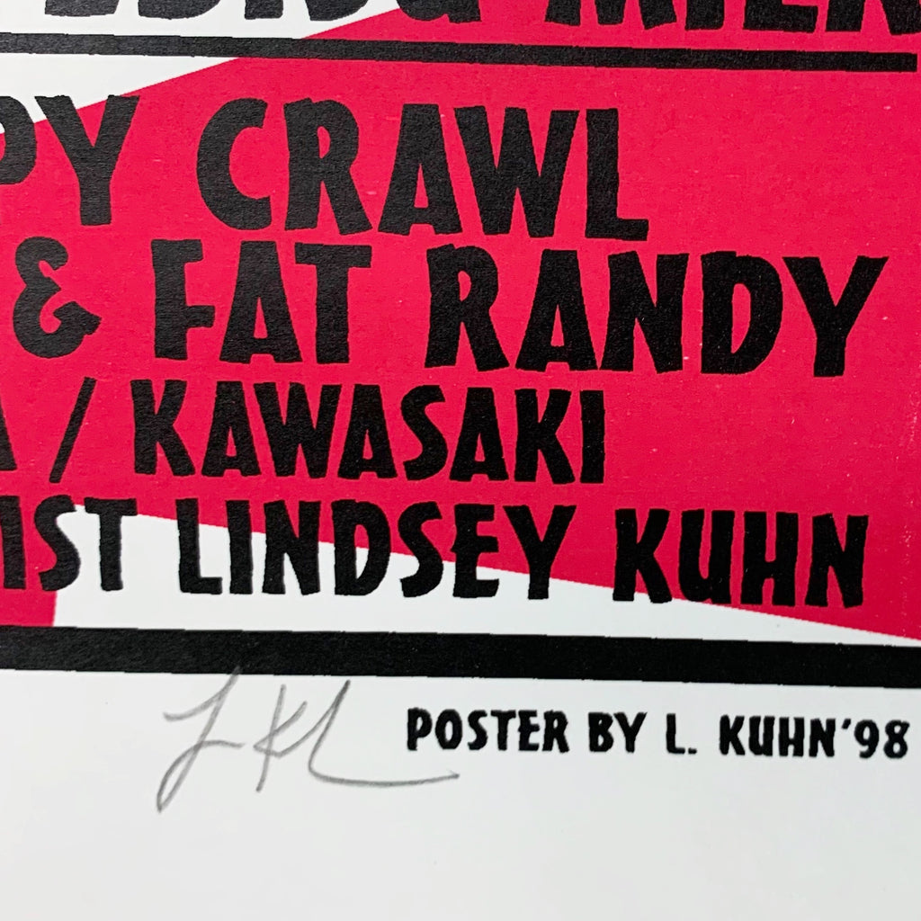 Wankin in the Pit Japan Tour L.Kuhn Concert Poster