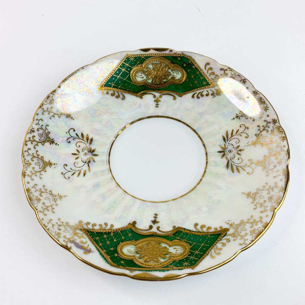 Vintage Royal Sealy Japan Iridescent Plate