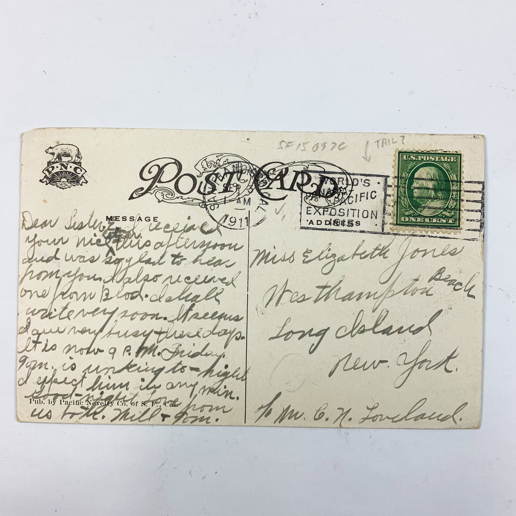 Beautiful Golden Gate Park San Francisco SF California CA Postcard