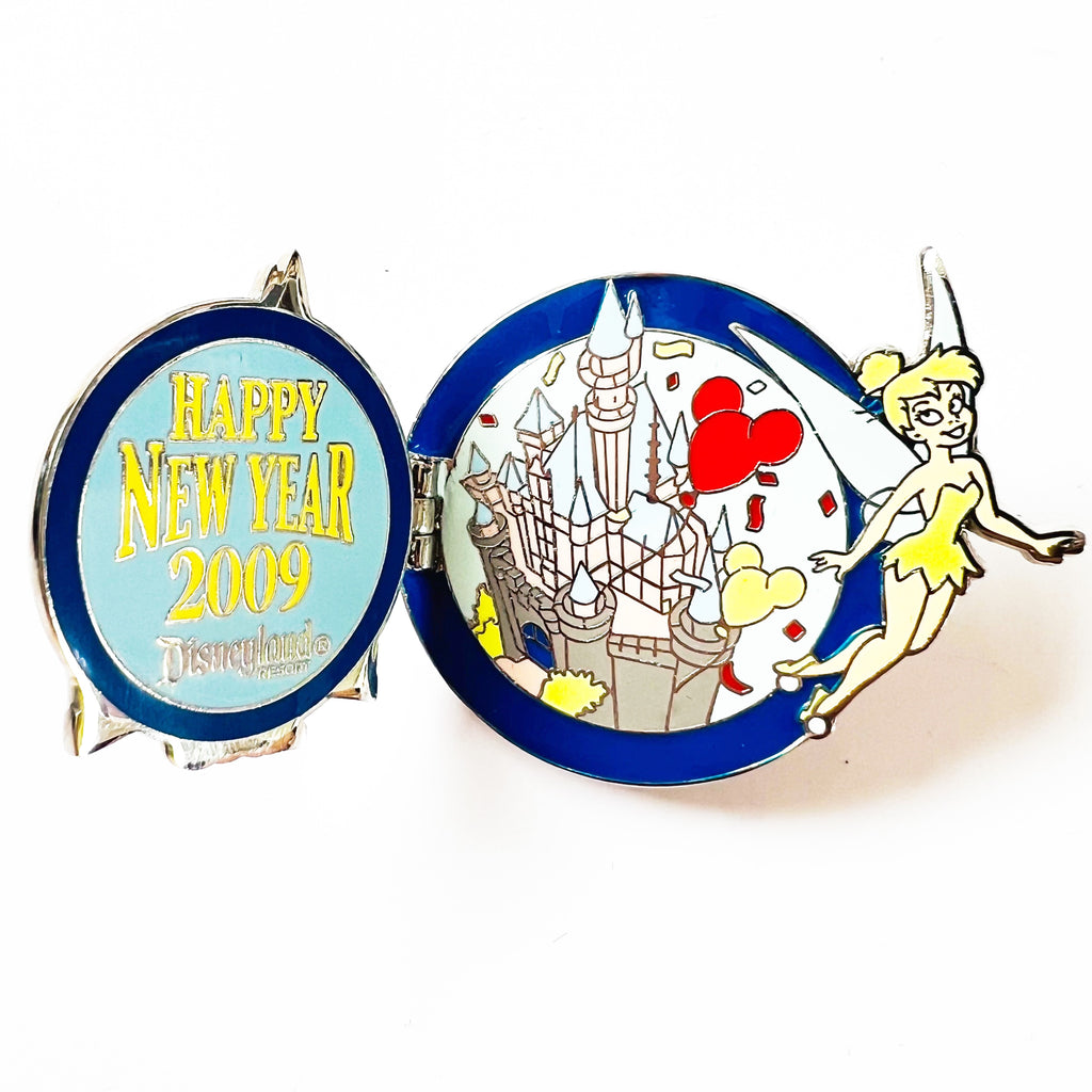 Disney New Year's Eve Day 2008 Tinker Bell Holiday Tink Castle Hinged Limited Edition Pin