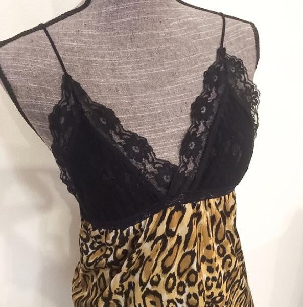 Vintage Animal Print Nightgown