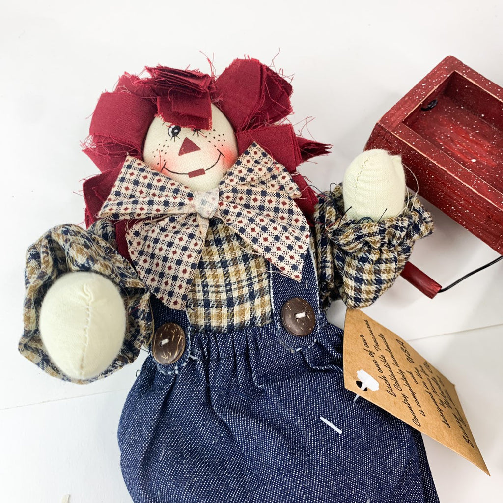 Sassy Woods Raggedy Ann 12” Doll Set
