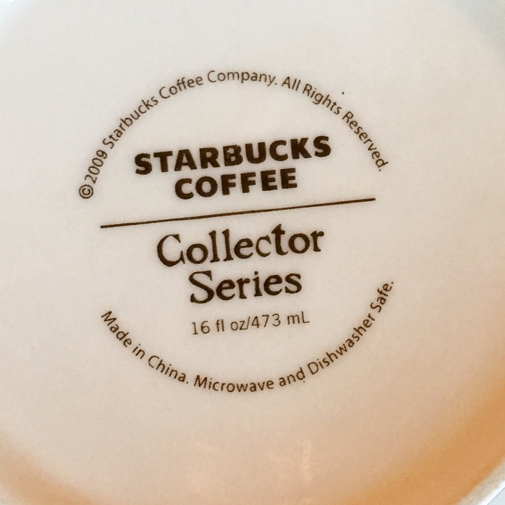 Starbucks Coffee Cup Collector 2009 Series Mug