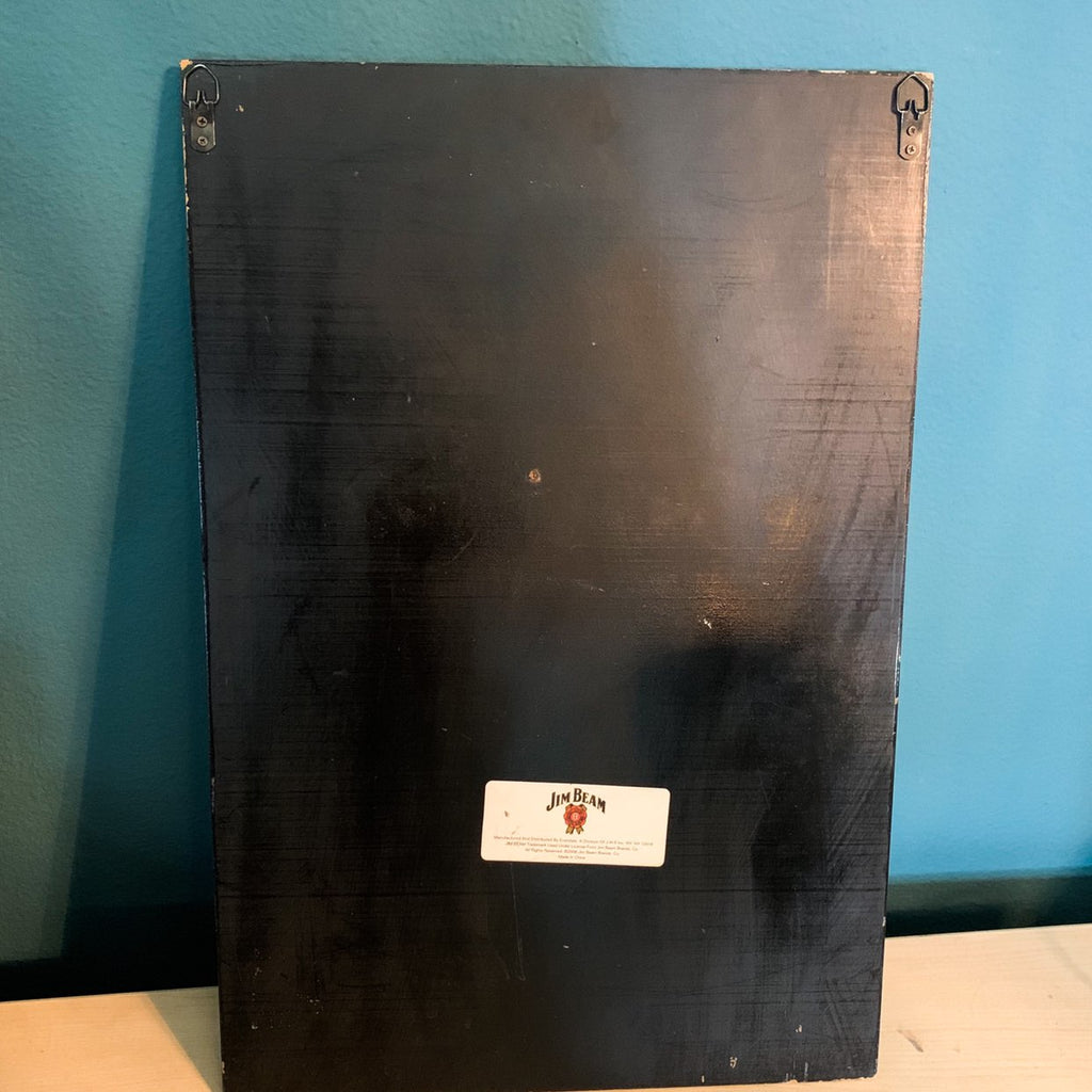 Jim Beam Whiskey Wood Wall Sign