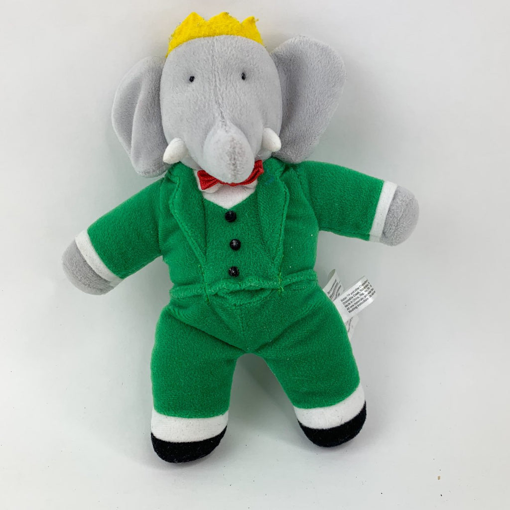 Barbar Elephant Stuffed Animal Plush 8”
