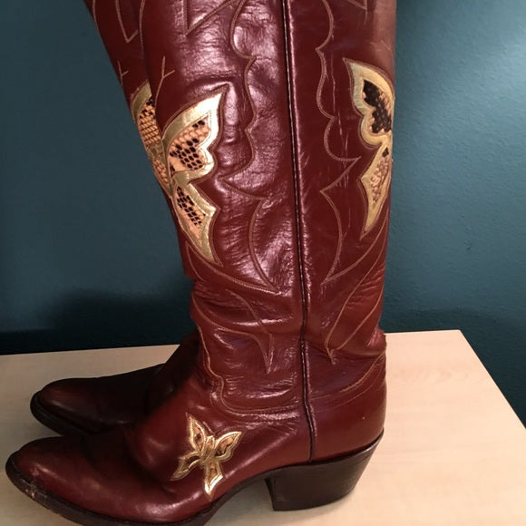 Vintage 1970's Justin Cowboy Boots