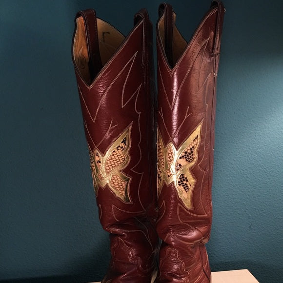Vintage 1970's Justin Cowboy Boots