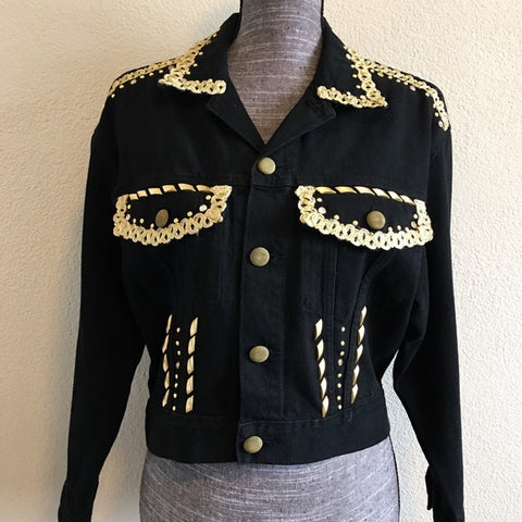 Vintage Cache Bolero Denim Jacket