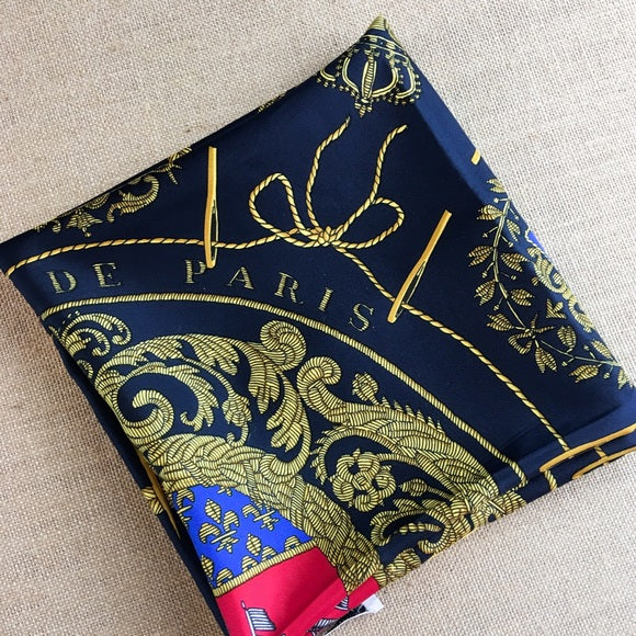 Hermes scarf | Les Armes de Paris Silk Carre