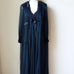 Vintage Miss Eleine Black Sheer Nightgown & Robe