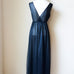 Vintage Miss Eleine Black Sheer Nightgown & Robe