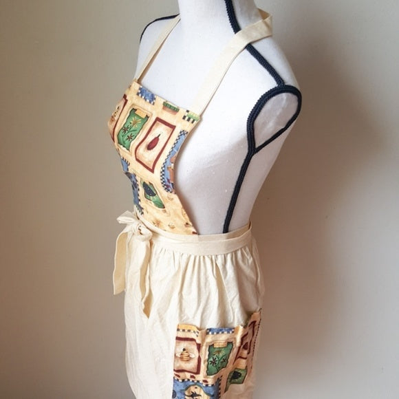 Vintage Mary Engelbreit Yellow Full Apron