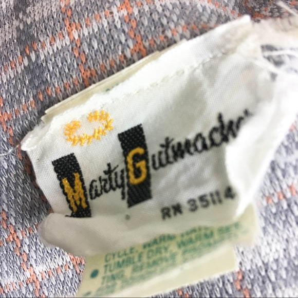 Vintage Marty Gutmacher Plaid Blazer Jacket