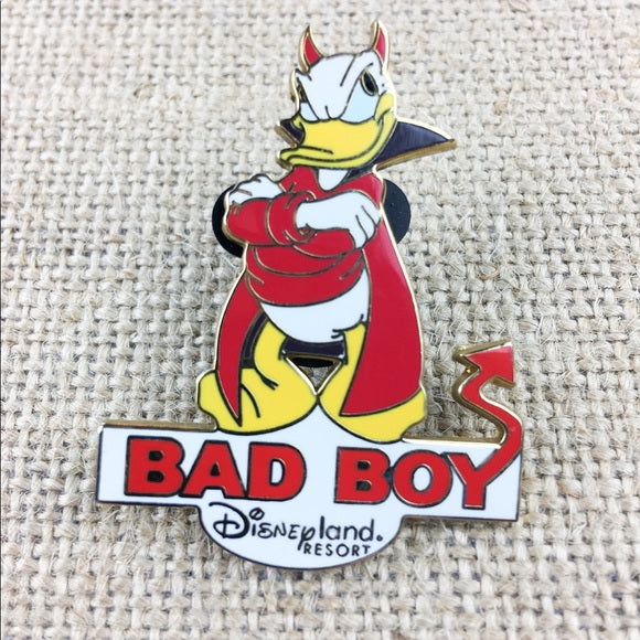 Disney Bad Boy Donald Duck Devil Halloween Costume Pin