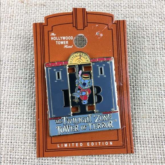 Twilight Zone Tower Of Terror Stitch Disney Pin