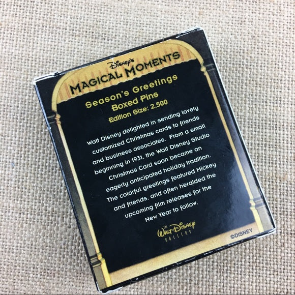 Disney Season’s Greetings Boxed Pins LE Pin