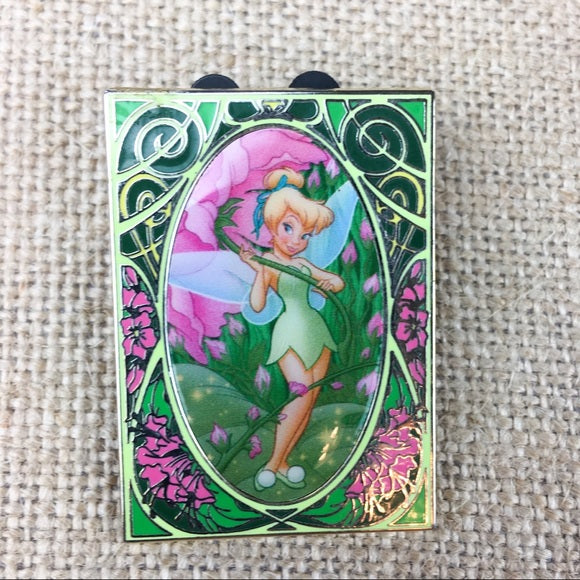 Disney Tinkerbell Release 2008 Flower Frame Pin