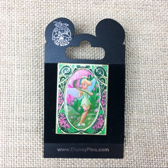 Disney Tinkerbell Release 2008 Flower Frame Pin