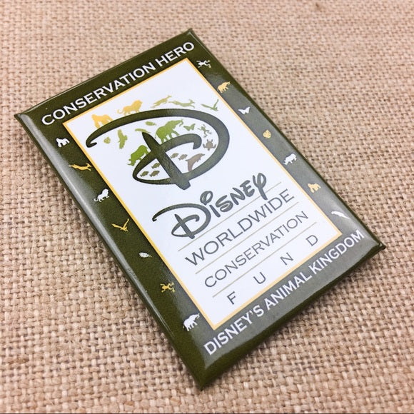 Disney Worldwide Conservation Fun Pin Button