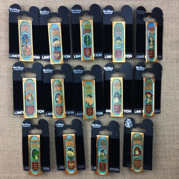 WDI Disney Toy Story Midway Mania Limited Edition 300 Complete 14 Pin Set