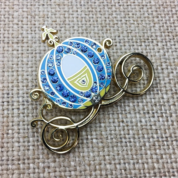 Disney Cinderella Jeweled Carriage Pin
