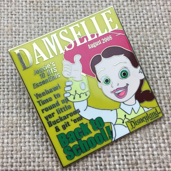 Disneyland Resort Damselle Magazine Jessie Toy Story Pin