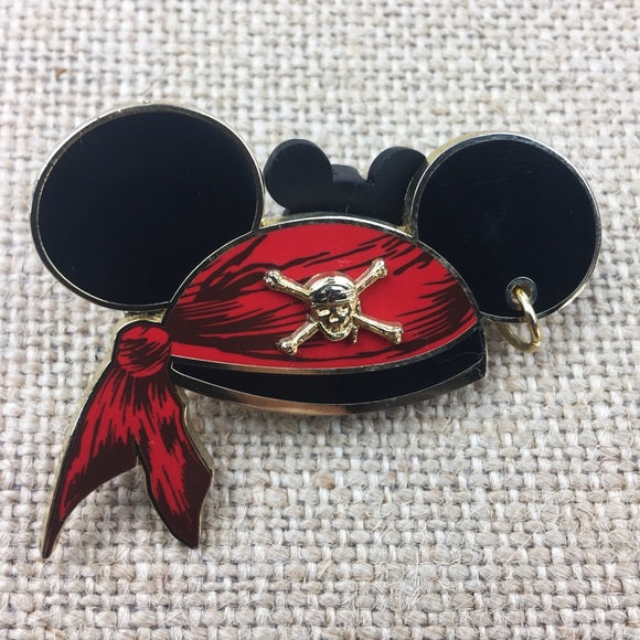 Disney Mickey Mouse Ear Hat Pirate of the Caribbean Pin