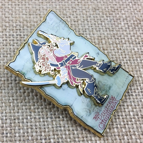 Disney Pirates of the Caribbean Elizabeth Swann Animated 3D Pin