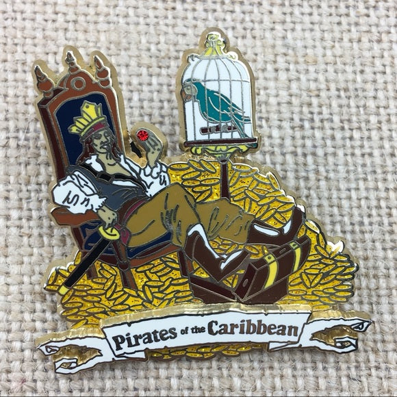 Disney Pirates of the Caribbean Caged Parrot 3D Pin