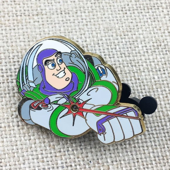 Disney Pixar Toy Story Light Up Red Laser Buzz Lightyear Pin