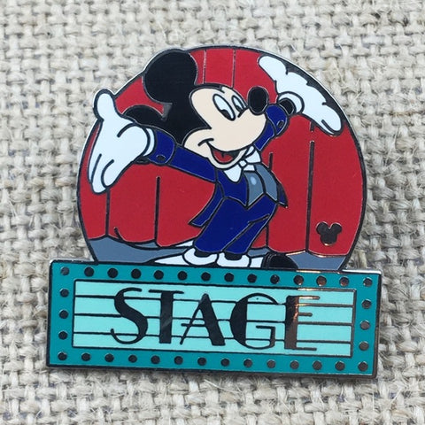 Disney Mickey Mouse Hidden Mickey Stage Pin