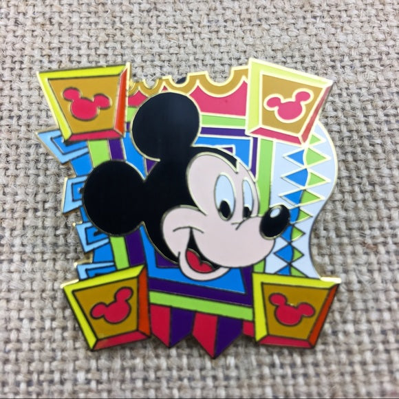 Disney Mickey Retro Profile Frame Pin