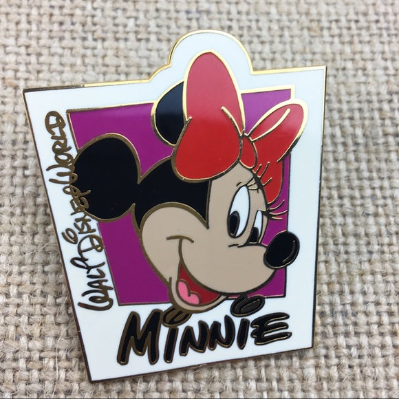Walt Disney World Disney Minnie Head Profile Face Pin